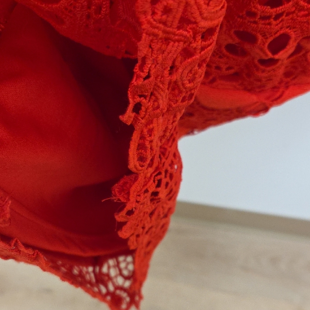 Lulus Vibrant Red Dress- Barely Worn - Picture 7 of 7